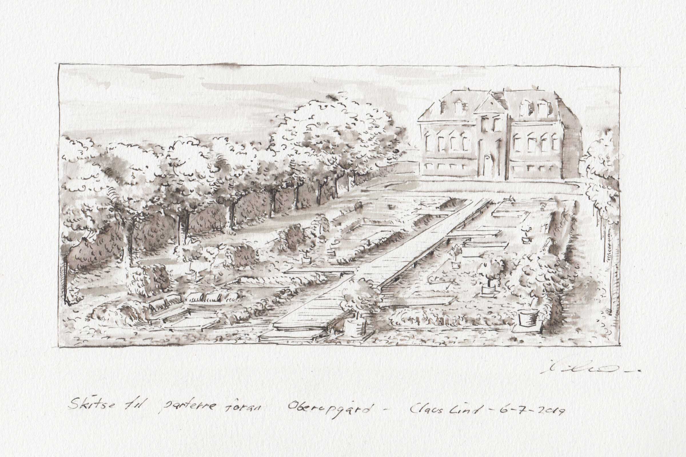 claus lind © manor park architecture sketches ivy bridge oberupgaard garden